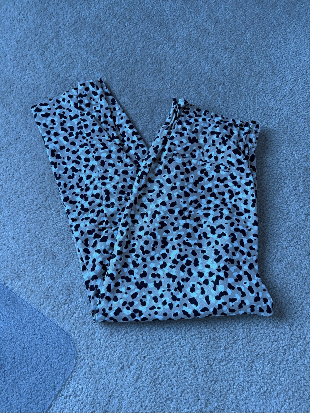 Ann Taylor Beige and Black Leopard-Print Pants